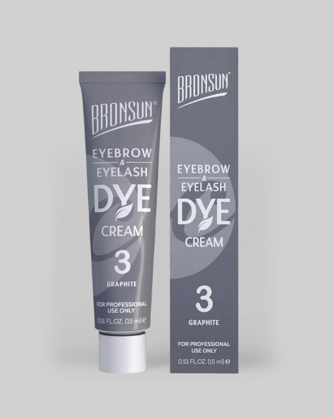 Bronsun - Eyelash & Eyebrow Cream Dye - Graphite - 15ml