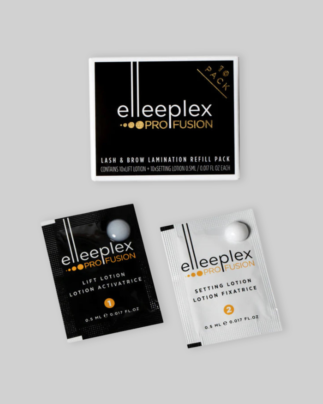 Elleebana - Profusion Lash Lift & Brow Lamination - 1 & 2 Steps - 2x10 0.5ml Sachets