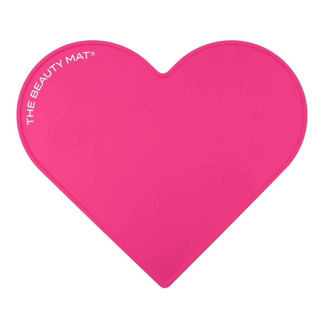 The Beauty Mat - Hot Pink Heart