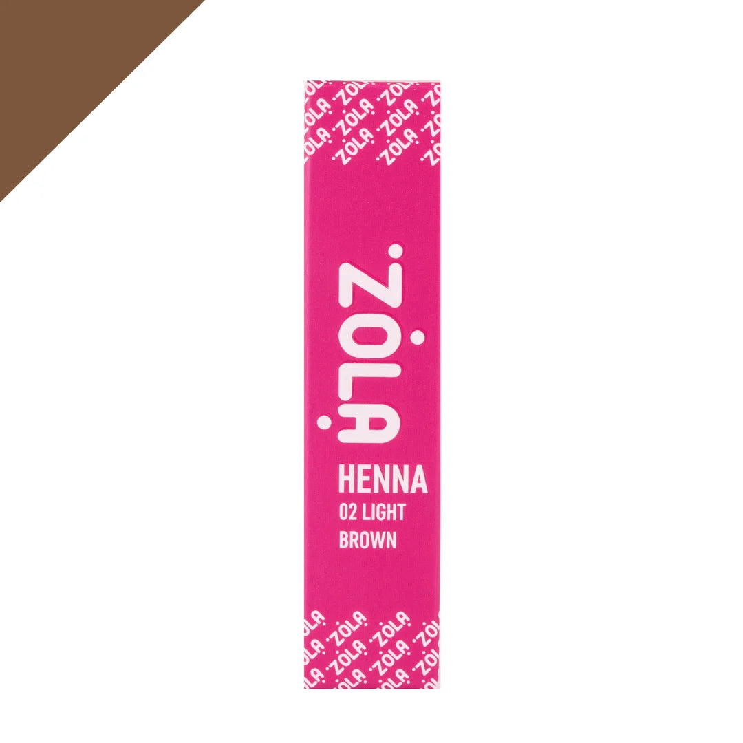 Zola Cosmetics - Eyebrow Henna - Light Brown 10g