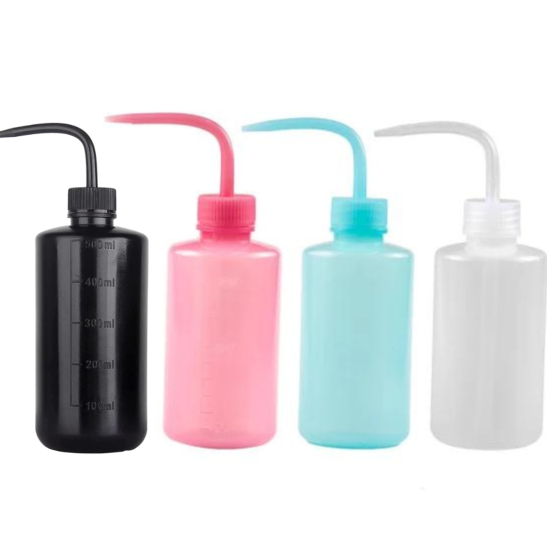 Plastic Rinse / Wash Squeeze Bottle - 500ml